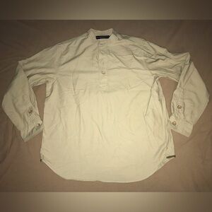 EUC! The J. Peterman Company Women's Canvas JP Shirt size M Khaki